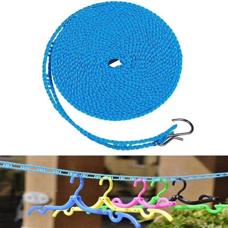 Portable clothesline – clamps anywhere
