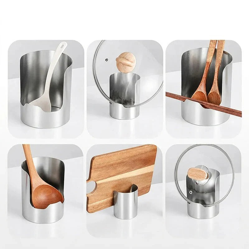 Multifunctional kitchen utensil holder