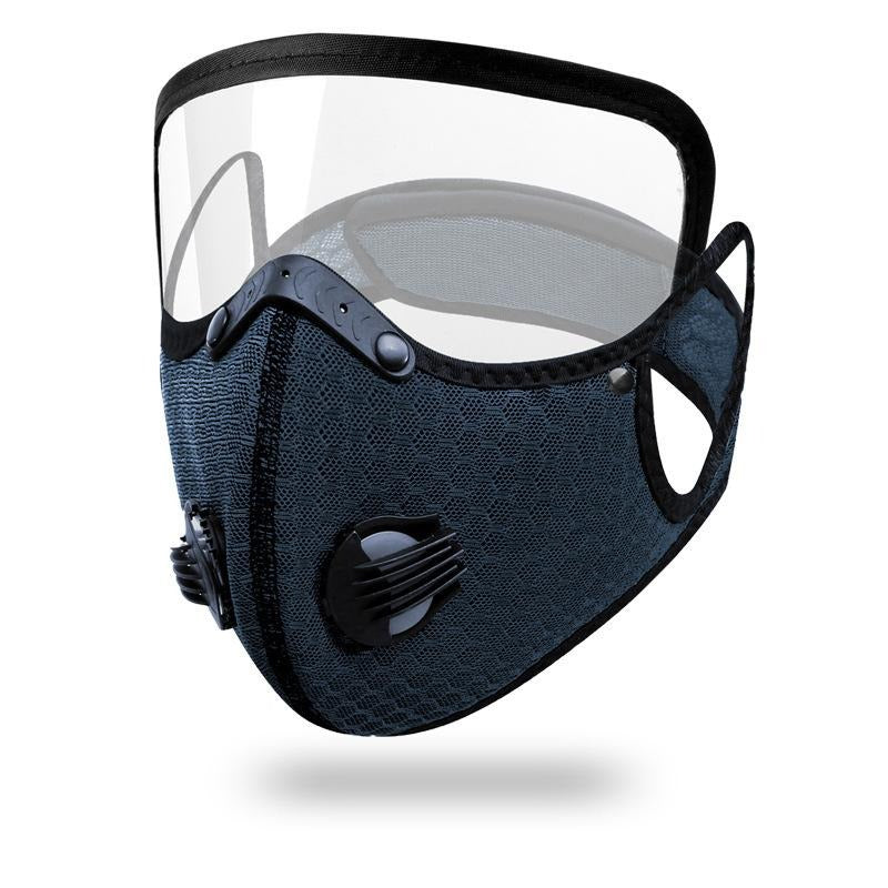 Face mask with carbon filter