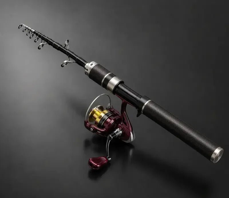 Carbon PocketRod carbon fiber telescopic fishing rod 180 cm