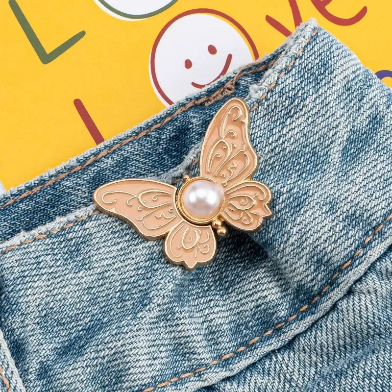 No more sagging pants! Removable butterfly buckle