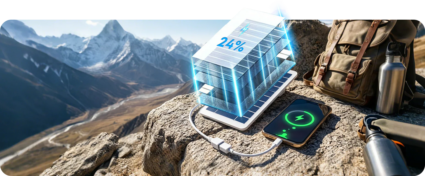 Smart portable solar charger