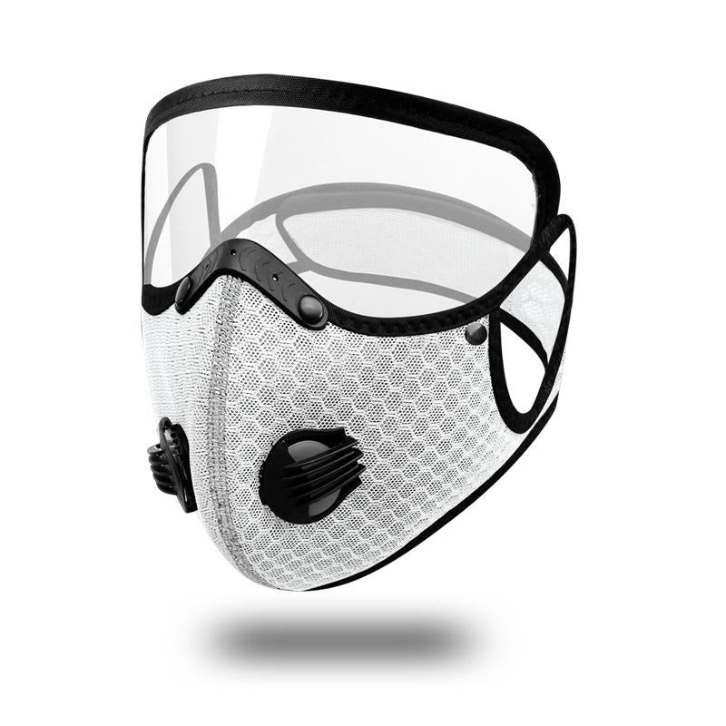 Face mask with carbon filter