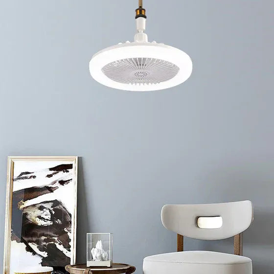2-in-1 ceiling fan with LED light and remote control
