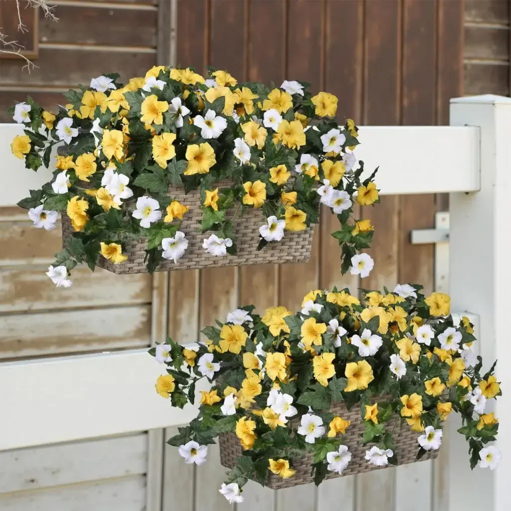 Artificial Petunias 2 Pcs – always beautifully in bloom