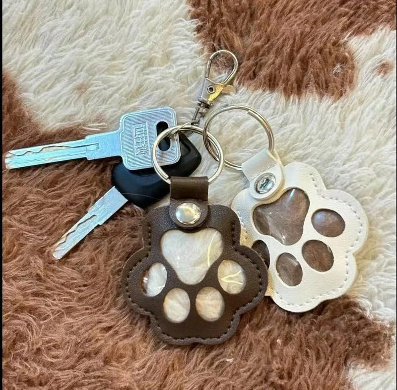 Pet memorial keychain