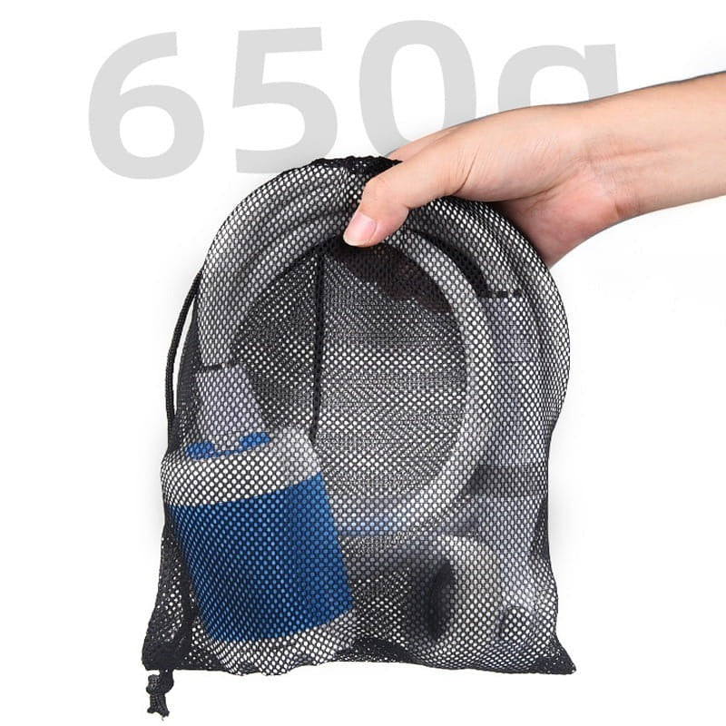 Portable camping shower with water pump