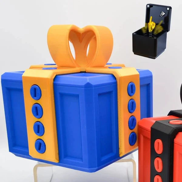 Prank gift box – surprise with a hidden middle finger